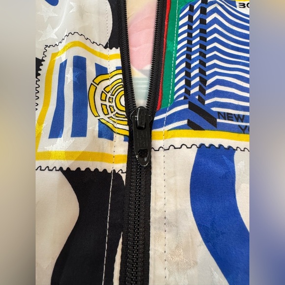 Vintage 80’s Jordano Made in USA Global Sailing Lightweight Bomber Jacket EUC M - Picture 4 of 7